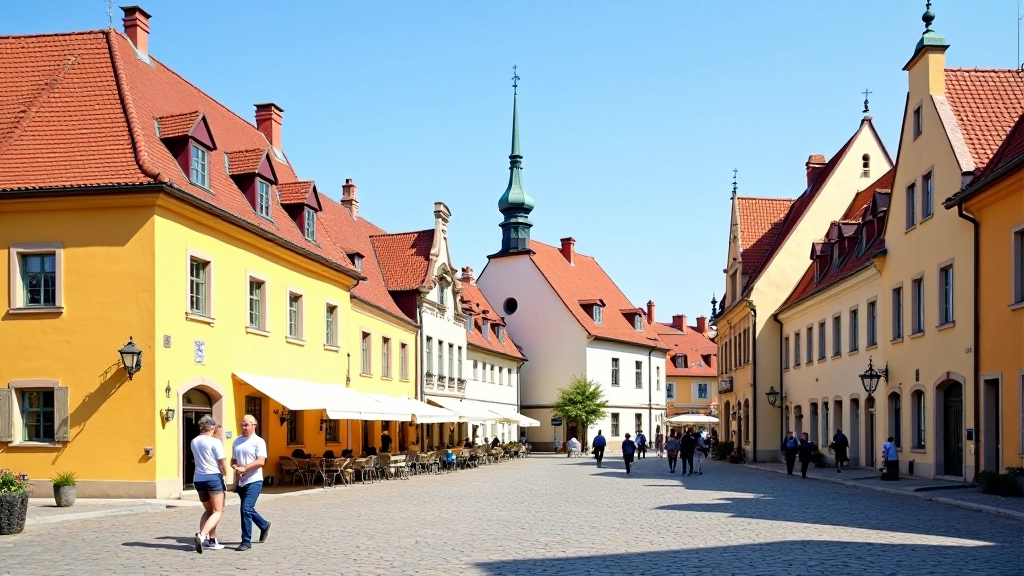 Zabytkowy rynek w Opolu z kolorowymi kamienicami i ratuszem, turystyczne uliczki pełne historii