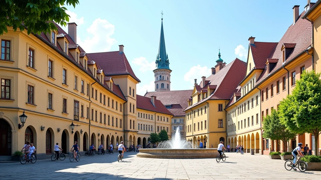 Stare miasto z zabytkowym rynkiem